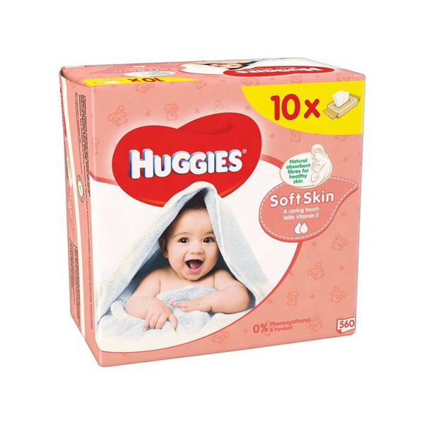 chusteczki huggies różowe