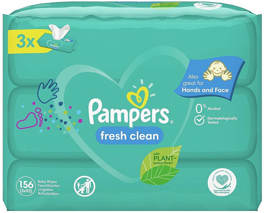 chusteczki nawilżane pampers baby fresh clean