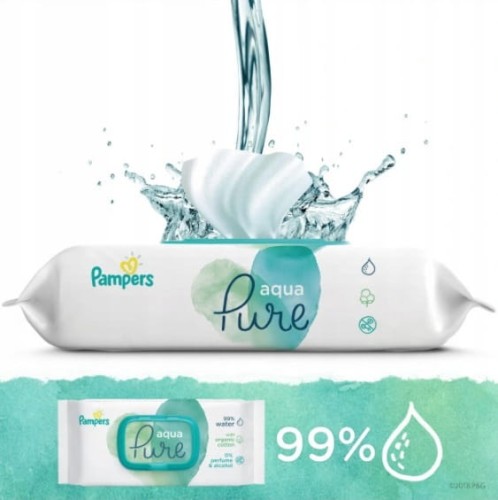 chusteczki pampers aqua pure sroka