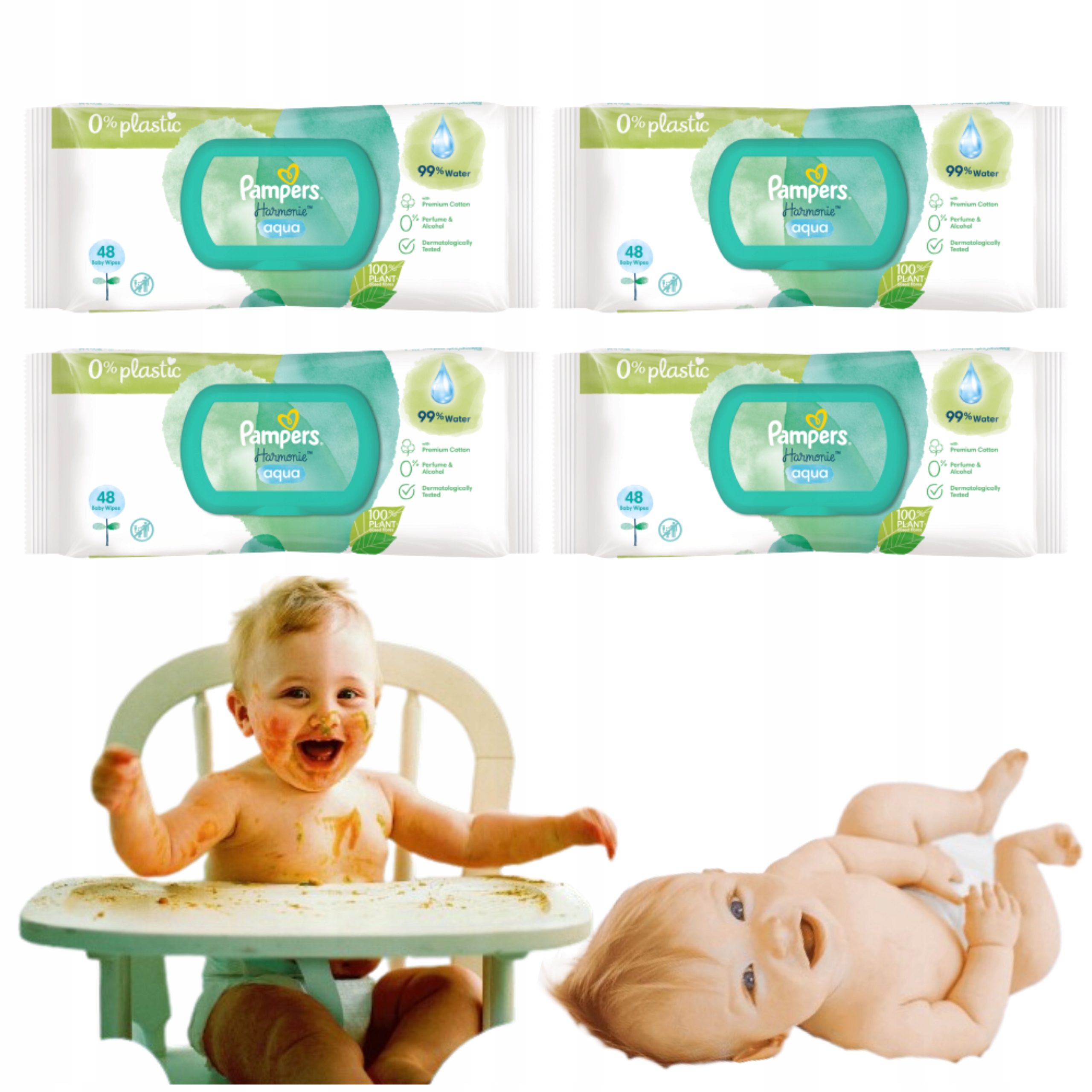 chusteczki pampers organicznych