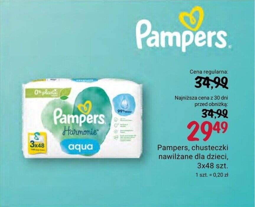 chusteczki pampers rossmann cena