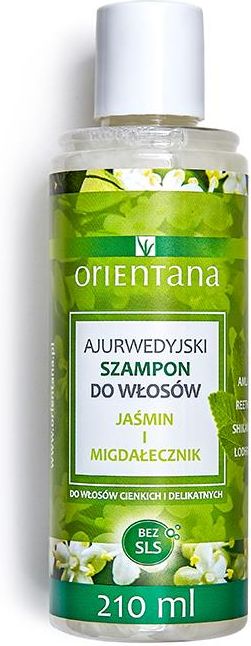 ajurwedyjski szampon do włosów jaśmin i migdałecznik orientana kwc