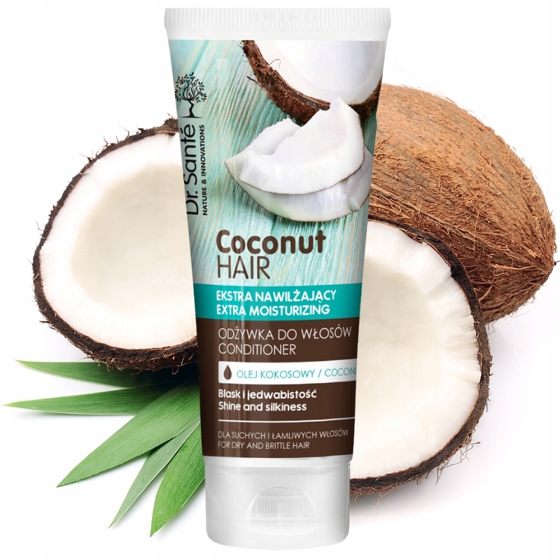 dr sante coconut hair ekstra nawilżająca odżywka do włosów 200ml