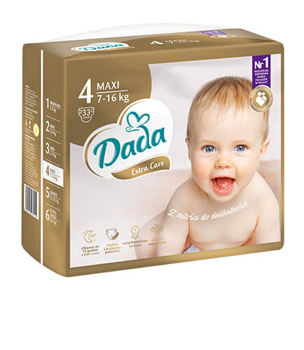 pieluchy dada maxi 4 plus pudelko cena