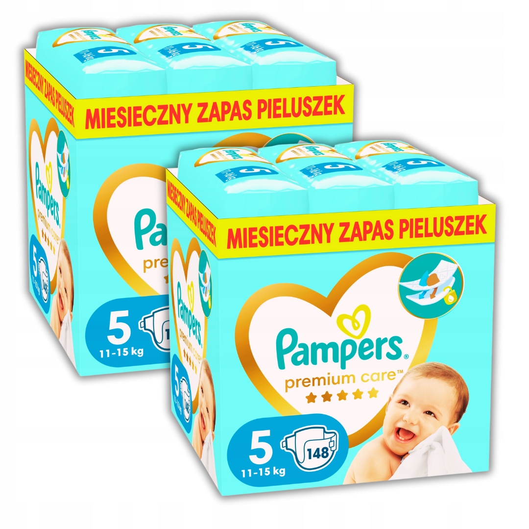 zestaw miesieczny pampers