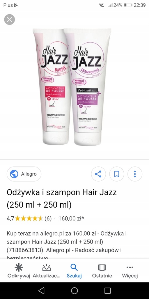 groupon jazz odżywka i szampon