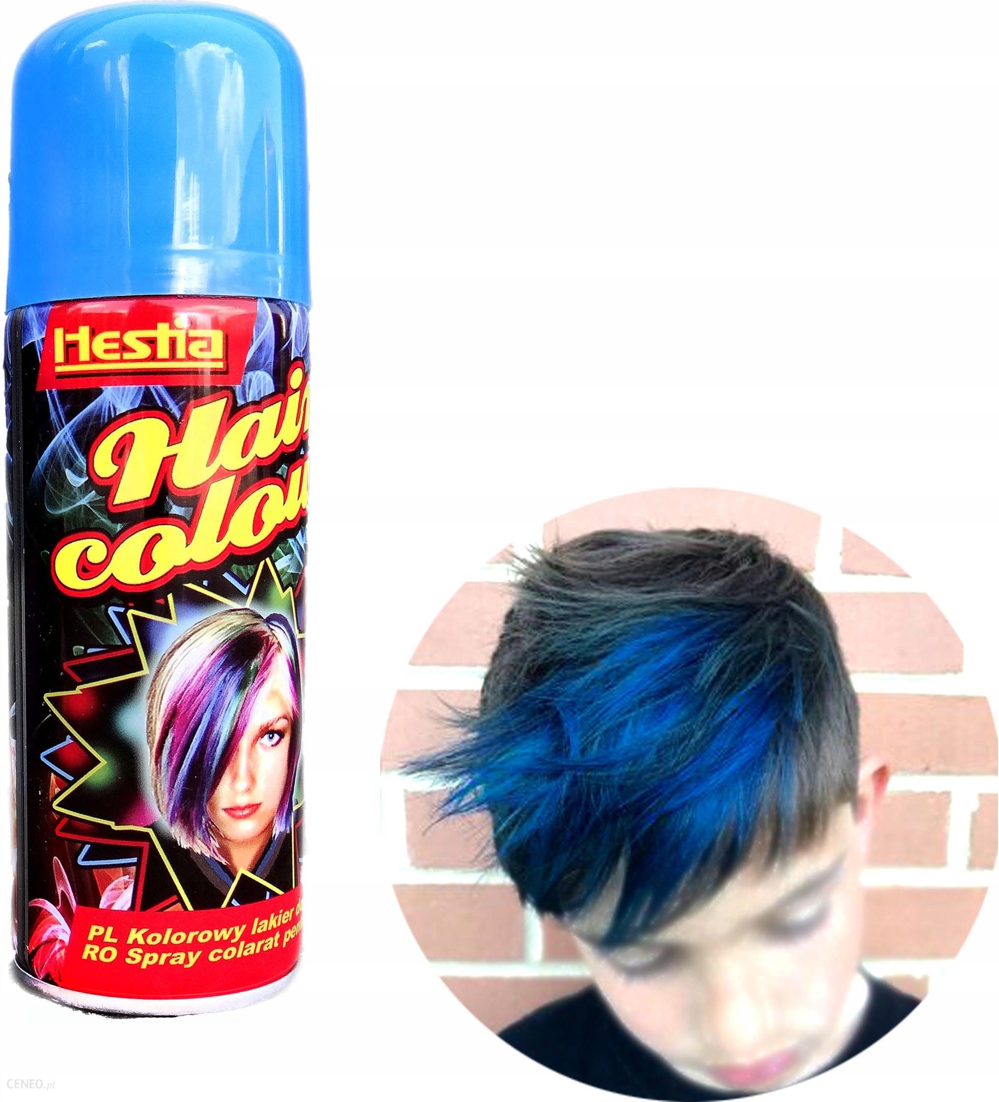 lakier do włosów niebieski