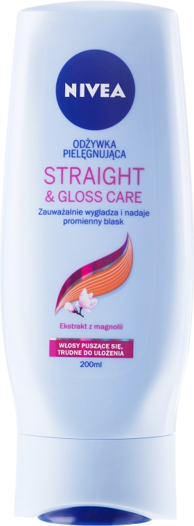 nivea szampon straight & gloss