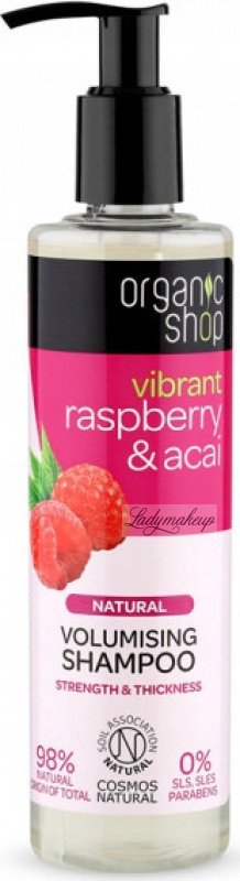 organic shop szampon raspberry