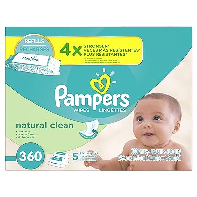pampers natural clean
