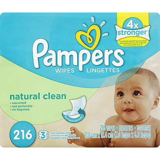 pampers natural clean