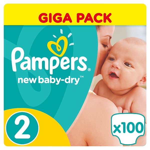 pampers new baby dry 100szt