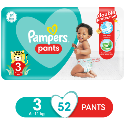 pampers pants 52 szt