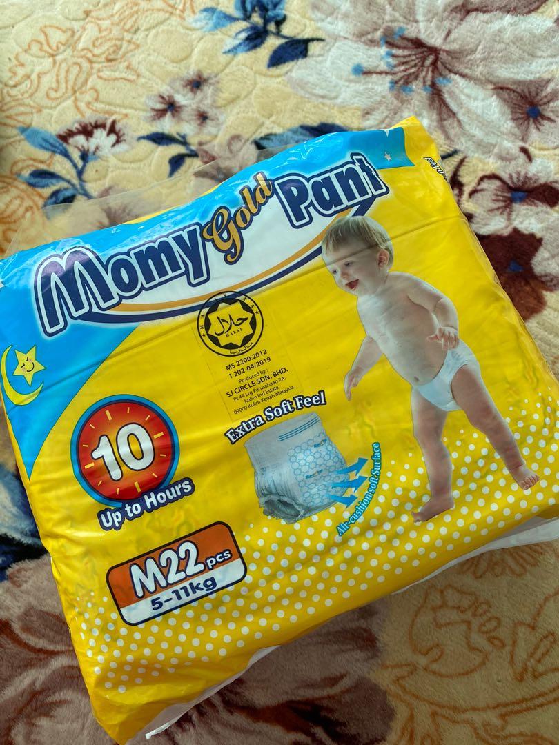 pampers pants gold