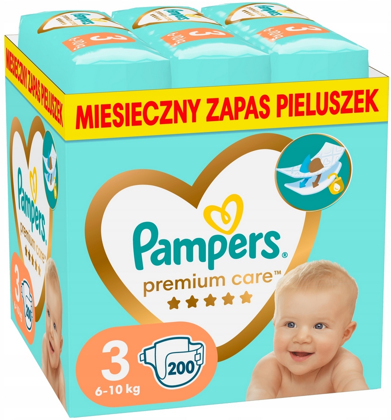 pampers pieluchy premium care 3 midi 204