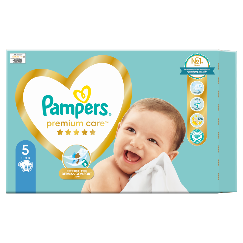 pampers premium care pieluchy jednorazowe rozmiar 1 newborn 88 szt