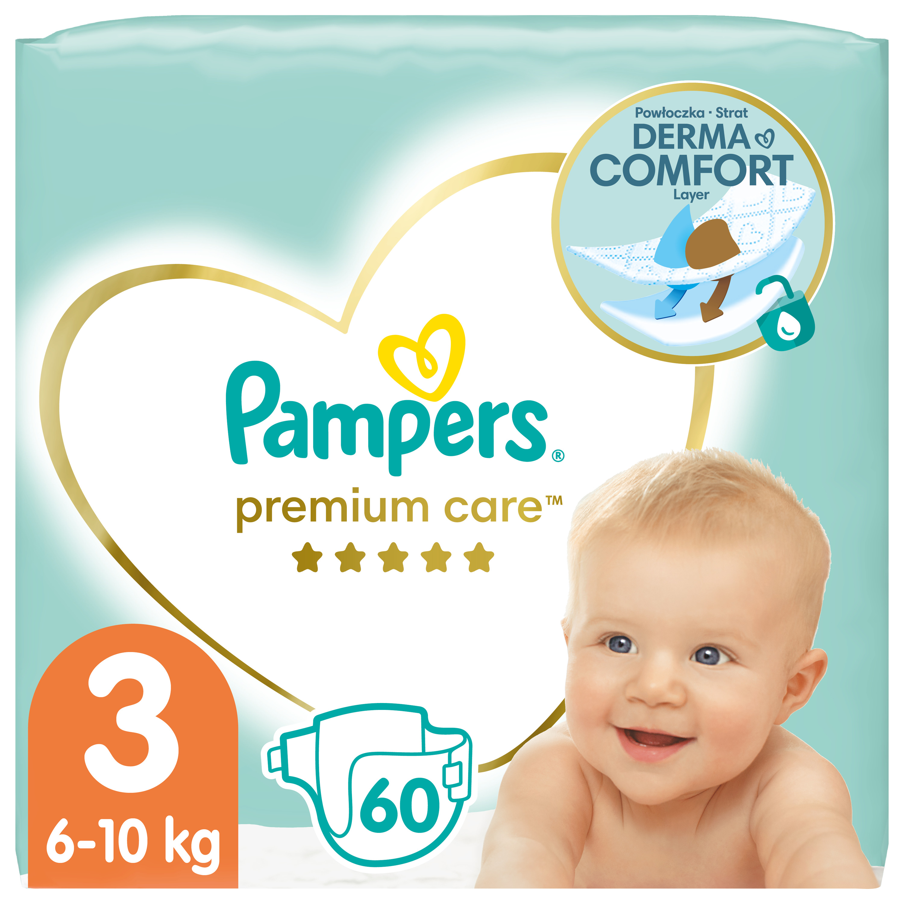 pampers premium care rozmiar 3 midi