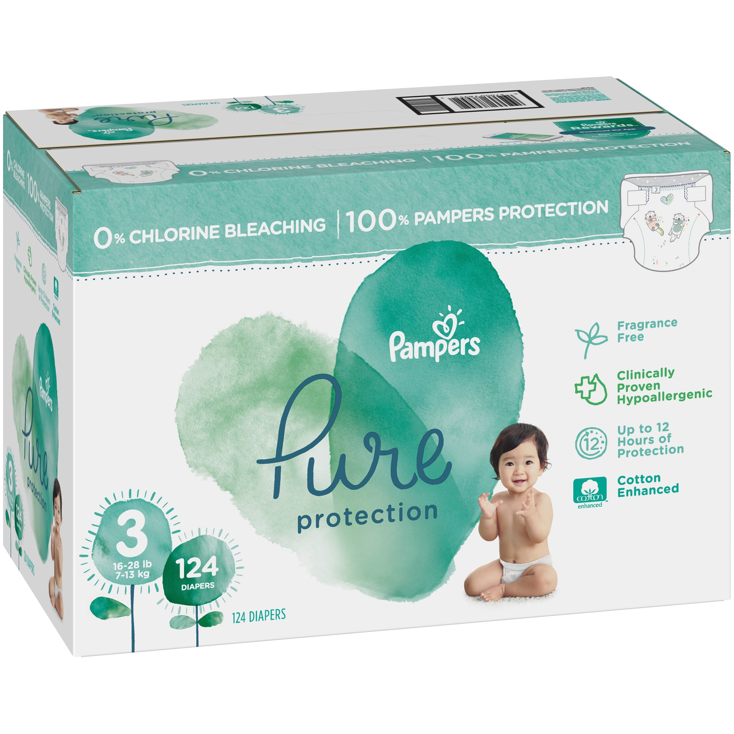 pampers pure 3 pack