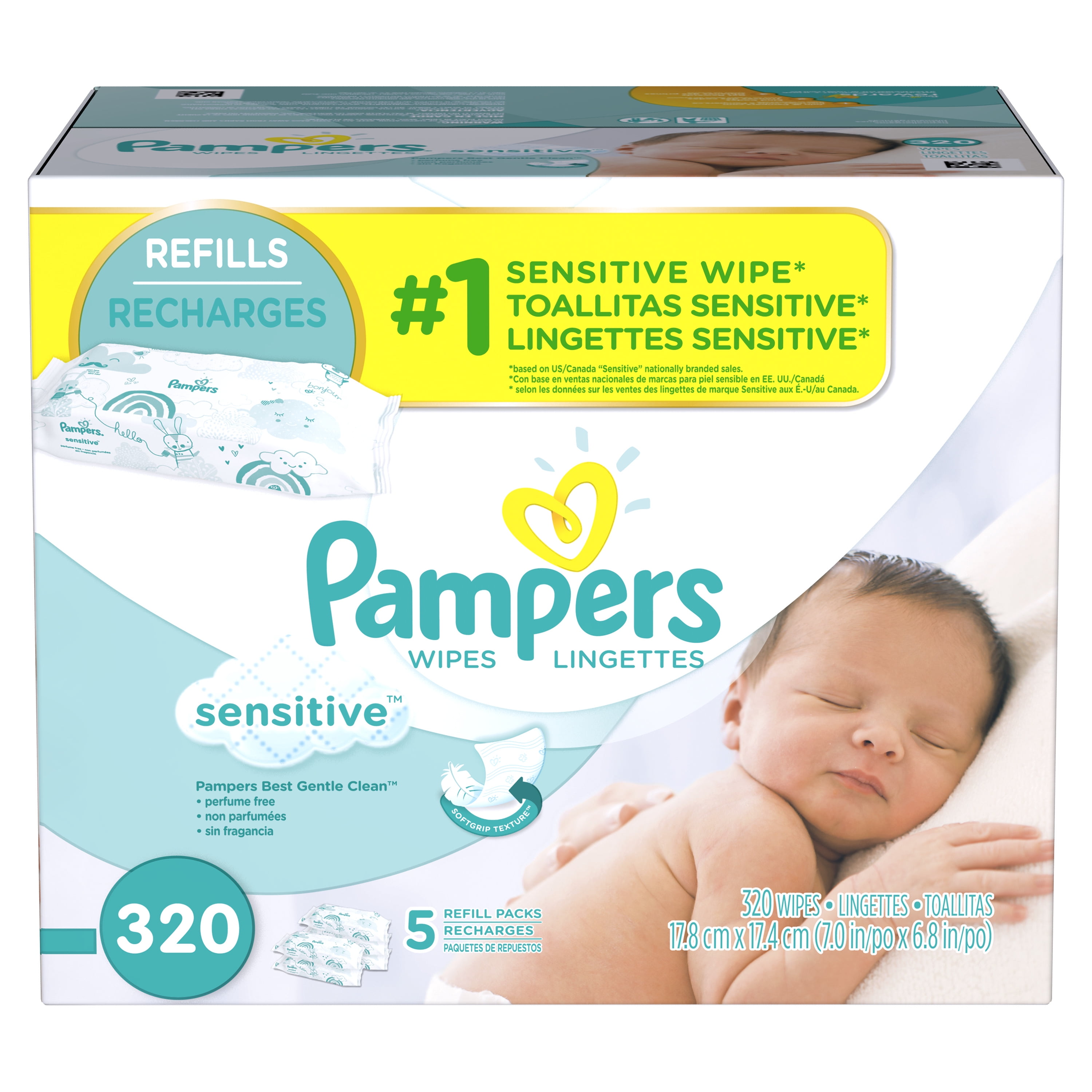 pampers sensitive care 5