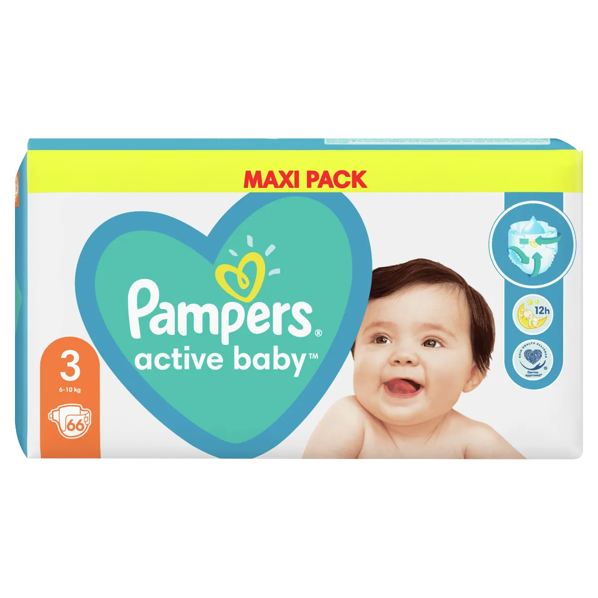 pampersy pampers 3 66 sztuk