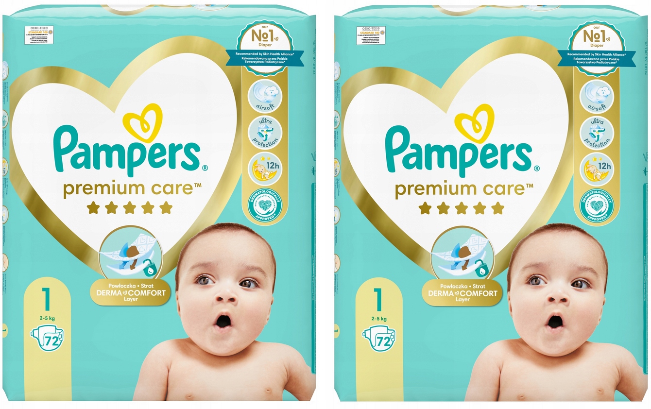 pampersy pampers r2 144 szt cena