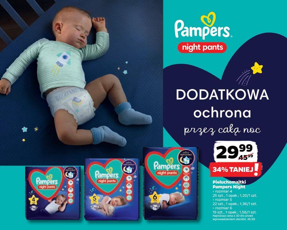 pieluchomajtki pampers reklama