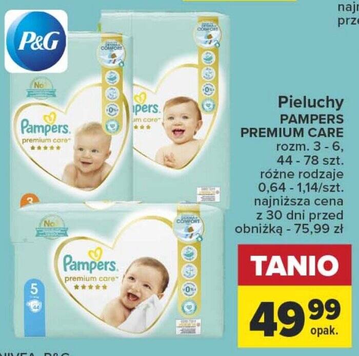 pieluchy pampers promocja carrefour