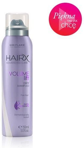 suchy szampon hairx oriflame opinie