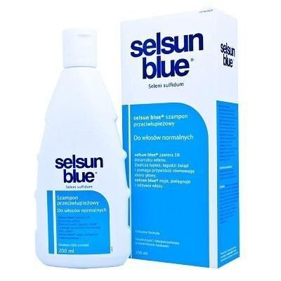 szampon przeciwłupieżowy niebieski