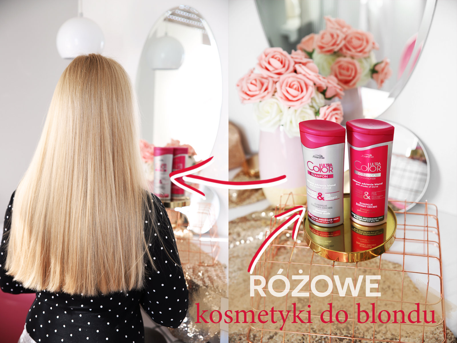 szampon różowy do blondu